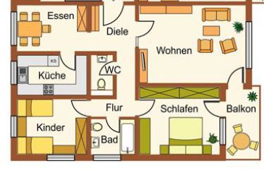 Dachgeschosswohnung mit 2 Zimmern in Eislingen